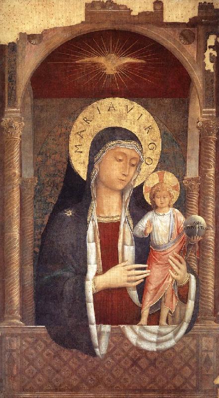GOZZOLI, Benozzo Madonna and Child Giving Blessings dg
